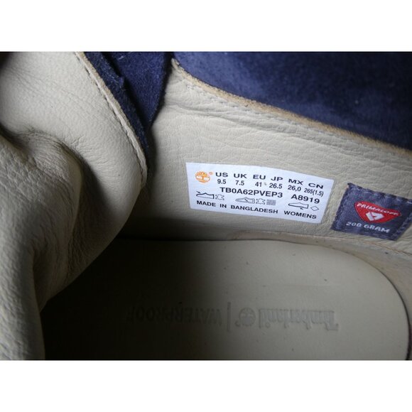 Timberland‎ Women's Heritage Stone 6 Inch Waterproof Boot Dark Blue Size 9.5 - Picture 8 of 8